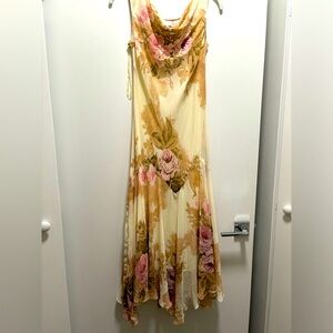 90’s Newport News vintage maxi tank dress, cowl neck, size 6, runs small